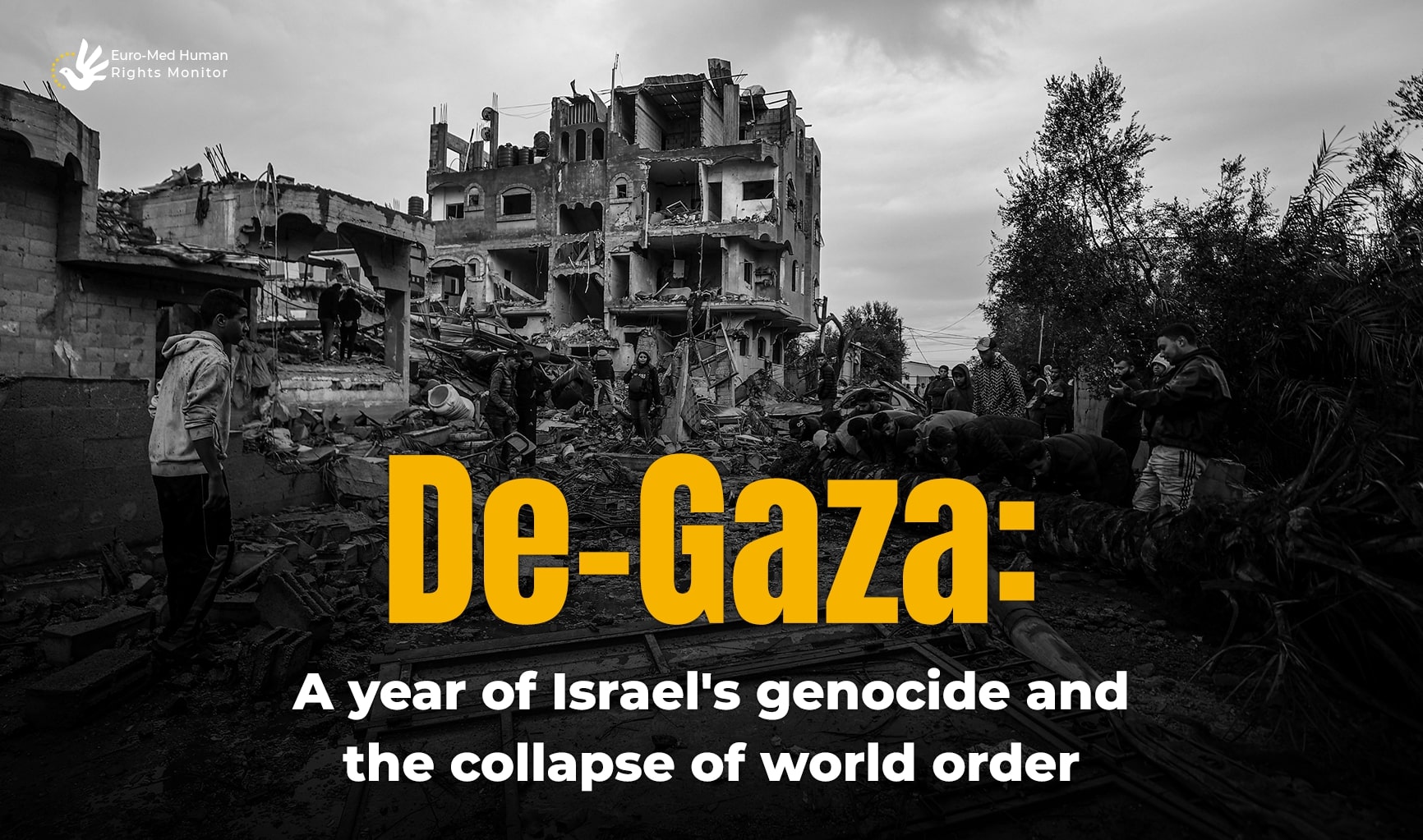 New report.. De-Gaza: A Year of Israel’s Genocide and the Collapse of ...